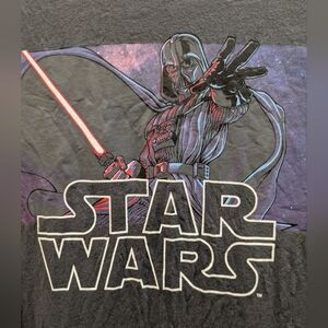 Star Wars Black and Red Graphic Tee